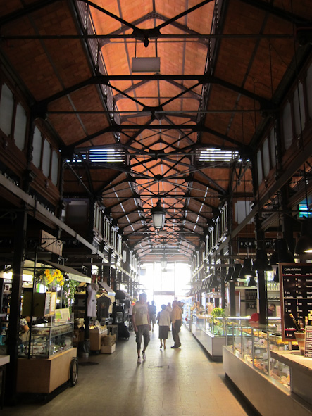 Inside view of the market