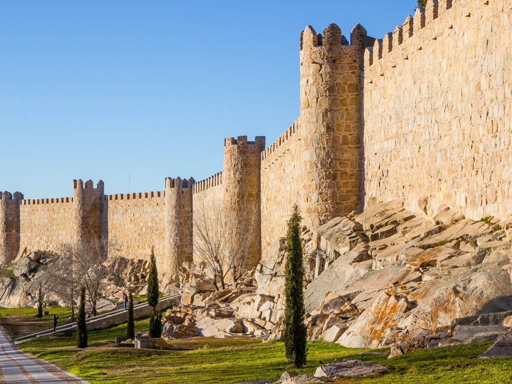City walls in Avila