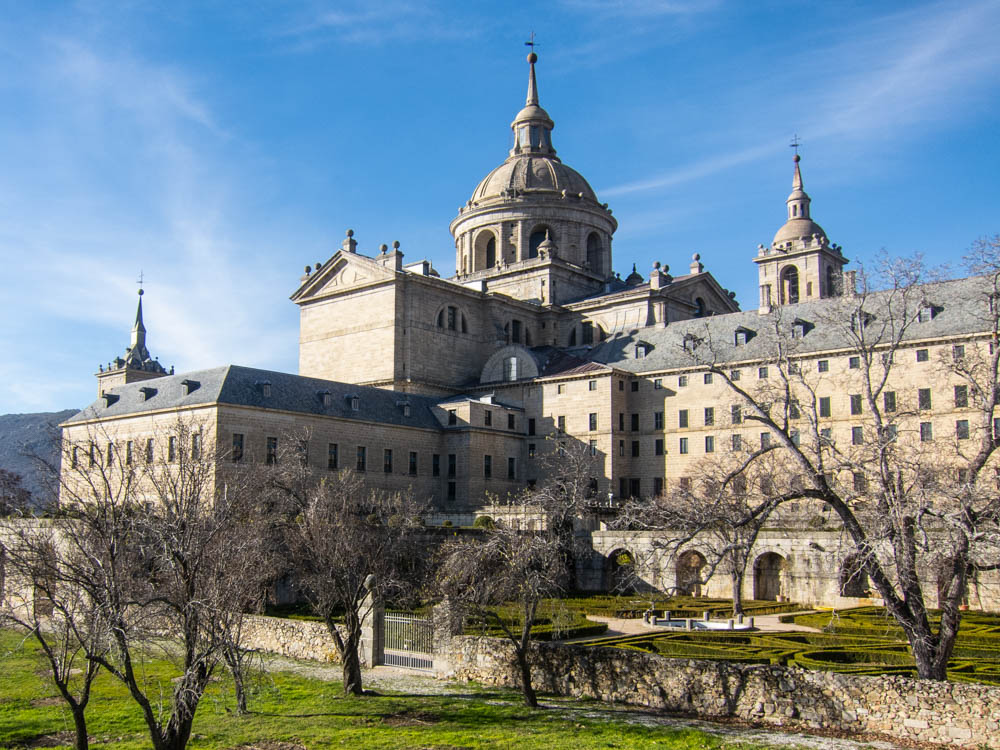 back view of the Escorial monastery